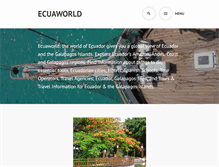Tablet Screenshot of ecuaworld.com